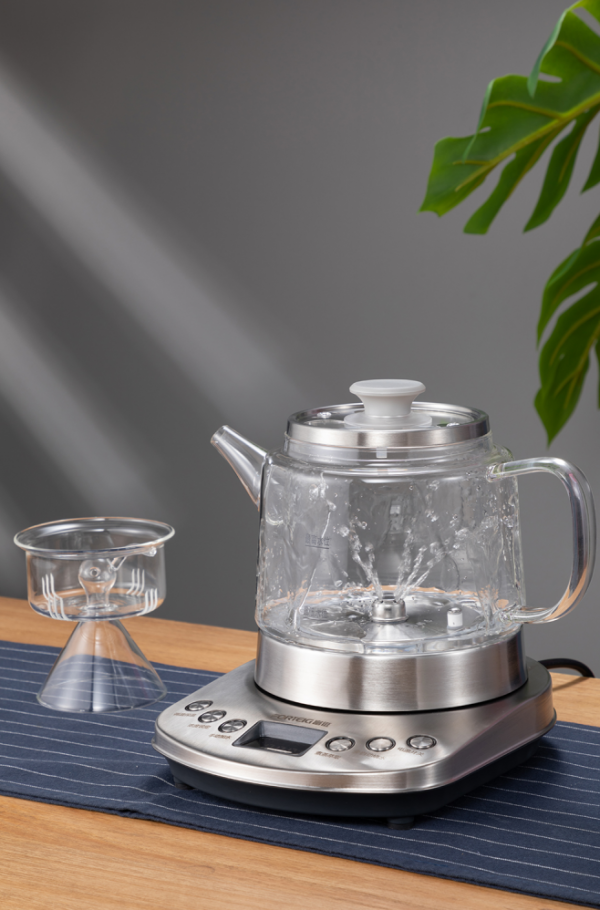 ELECTRIC GLASS TEAPOT KETTLE WATER TEA BOILER