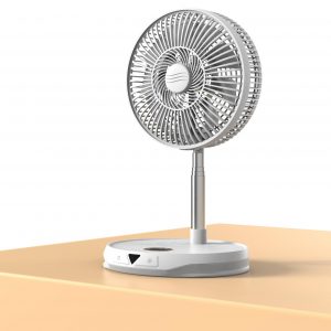 ELECTRIC CHARGING STAND FAN WITH POWER BANK PORTABLE SOLAR RECHARGEABLE FAN TABLETOP FOLDING REMOTE