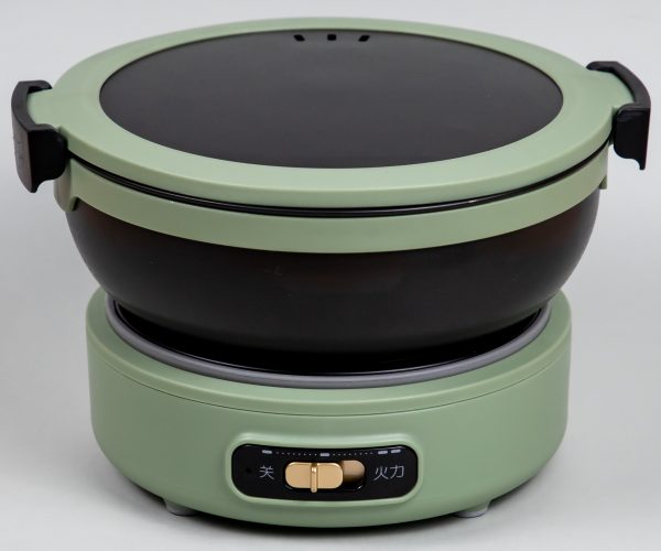 MULTIFUNCTIONAL FOLDABLE PORTABLE ELECTRIC MINI COOKER TRAVELLING SMALL POT MECHANICAL COOKING PLATE