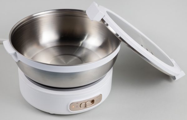 MULTIFUNCTIONAL FOLDABLE PORTABLE ELECTRIC MINI COOKER TRAVELLING SMALL POT MECHANICAL COOKING PLATE