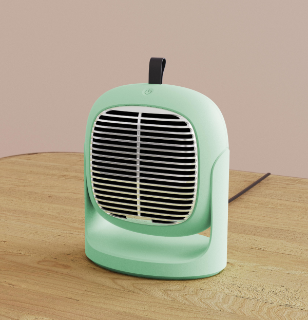 600W ELECTRIC FAN HEATER FOR WINTER INDOOR BEDROOM PTC QUICK HEATING PORTABLE DESKTOP MINI SPACE AIR HEATER FAN